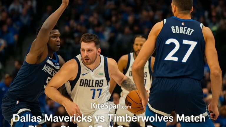Dallas Mavericks VS Timberwolves Match Player Stats and Full Game Recap